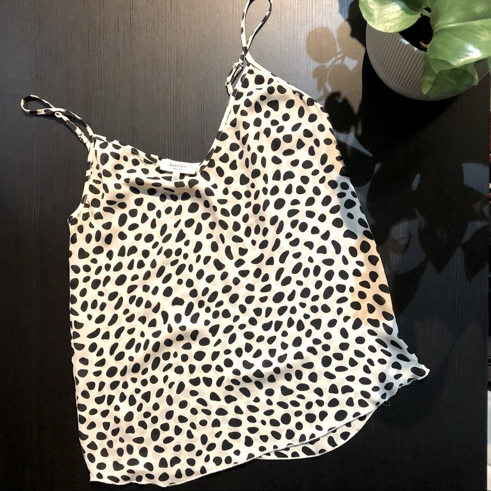 Babaton by Aritzia 100% silk tank camisole